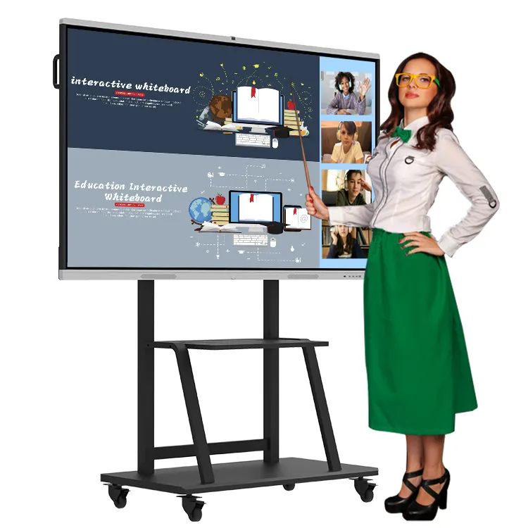 55 65 75 86 100 дюймов корпоративные конференц машина цифрового интерактивного Smart Board учение Конференция сенсорный экран