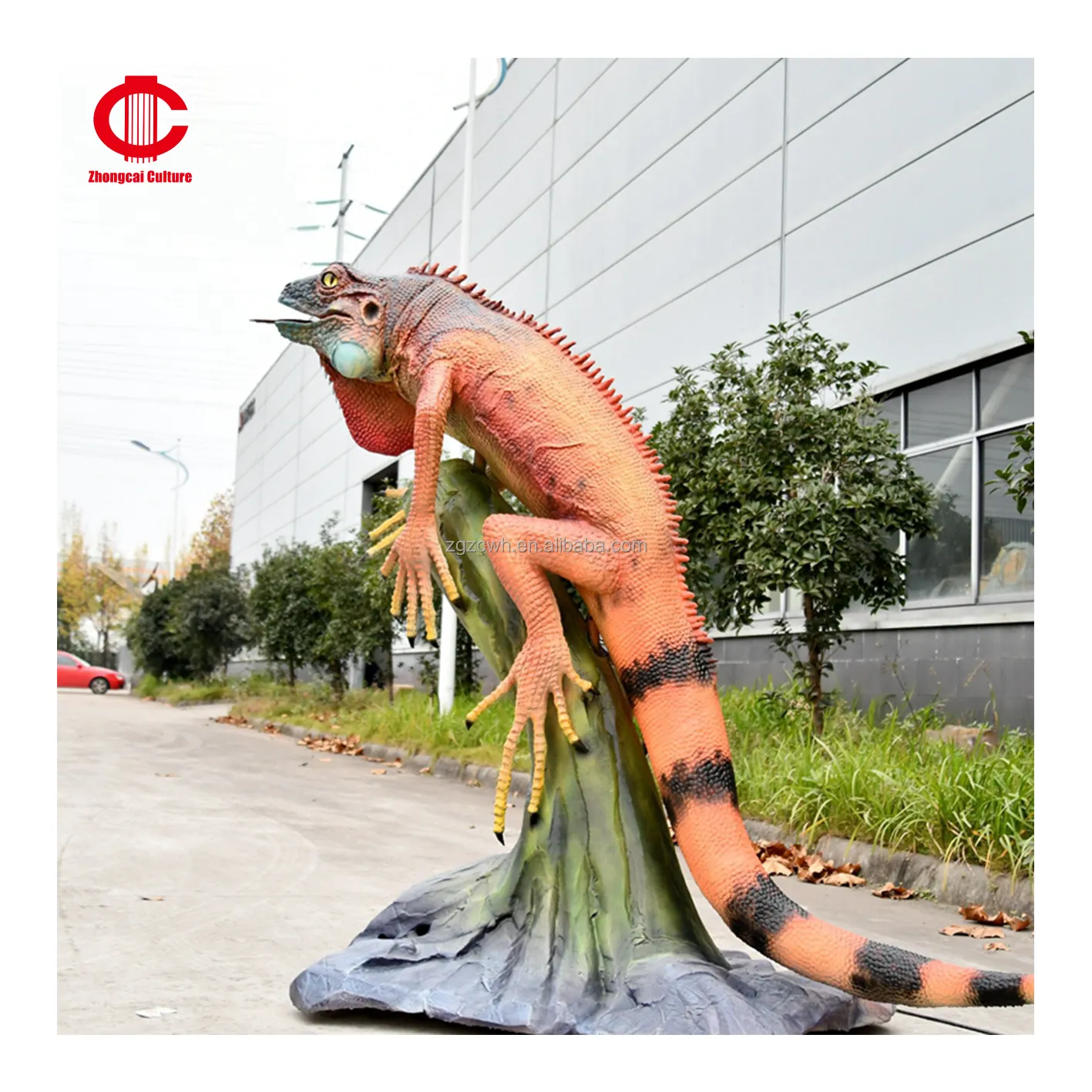 Zigong vendita calda real Live Animatronic Lizard Model Robot Reallist Animal Factory