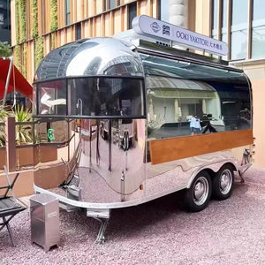 Flujo de aire móvil camión de comida rápida para perritos calientes caravana camión de bebidas remolque de franquicia de Catering con equipo de cocina completo - Product Image 4