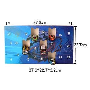 Calendrier de l'Avent Autonomie : Coffret de 24 voitures miniatures, cadeau de Noël pour enfants, thème course automobile - Product Image 2