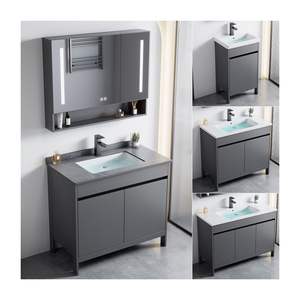 Gabinete de Baño de PVC Ecológico con Espejo y Panel de Tocador - Product Image 3