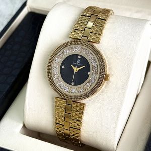 Nouvelle montre-bracelet pour femme, élégante et tendance, style luxe léger, avec chaîne en strass et mouvement à quartz, étanche - Product Image 5