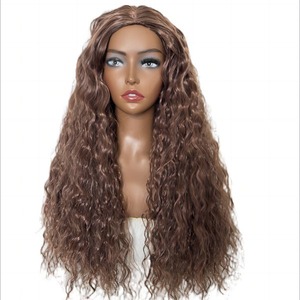 Perruque de cosplay longue de 70 cm, lisse et soyeuse, cheveux synthétiques ondulés Afro Passion Twist, style Boho Bomb, pour tresses au crochet - Product Image 5