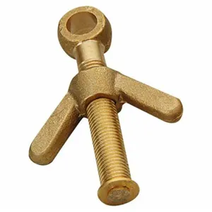 Custom CNC Machining Precision Brass Butterfly Marine Bolts