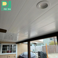 Panneau de plafond en PVC blanc brillant Code SH 40 pieds Conteneur