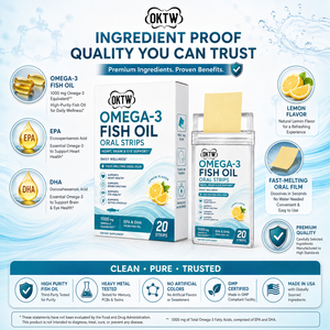 Bandes orales d'huile de poisson Oméga 3 en gros avec EPA, formule de supplément pour le soutien oculaire sans eau - Product Image 3