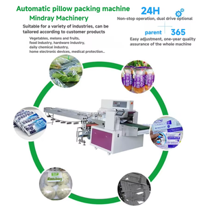Manufacturer Price Automatic <strong>Baby</strong> <strong>Diaper</strong> Tissue Paper Napkin Pillow Type Vertical Horizontal Packing <strong>Machine</strong> - Product Image 4