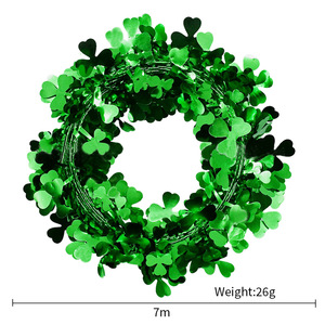 Decoración <span class=keywords><strong>de</strong></span> Fiesta <span class=keywords><strong>de</strong></span> Carnaval, Flecos <span class=keywords><strong>de</strong></span> Fieltro con Trébol Verde <span class=keywords><strong>de</strong></span> <span class=keywords><strong>San</strong></span> <span class=keywords><strong>Patricio</strong></span>, Decoración <span class=keywords><strong>de</strong></span> Ambiente Festivo Irlandés - Product Image 5