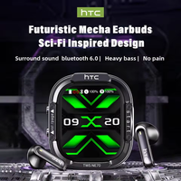Casque audio sans fil HTC NE70 AI, qualité sonore claire, port confortable, prend en charge 165 langues, écran LCD