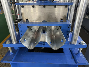 하이 엔드 품질 고속도로 난간 울타리 충돌 롤링 성형 기계 W 빔 웨이브 고속도로 난간 기계 - Product Image 3