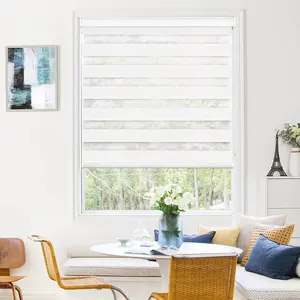 New Arrival Reliable Manufacturer of Wholesale Roller Zebra Blinds Professional Customized Blackout Semi Blackout in Good Price