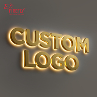 Enseigne lumineuse LED extérieure personnalisée sans MOQ, lettres 3D rétroéclairées pour devanture de magasin, enseignes de canalisation pour entreprises, logo de bâtiment