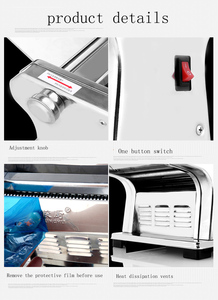 A Pasta Machine Electric Noodle Machine Stainless Steel Dumpling Skin Making Machine <strong>Mixture</strong> <strong>Grinder</strong> Convenient and Fast - Product Image 6