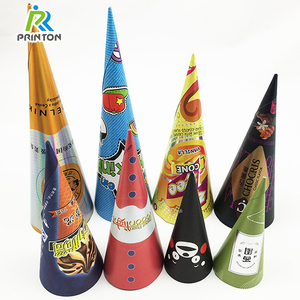 Ống Cuộn Giấy Hình Nón Kem Dùng Một Lần In Logo Tùy Chỉnh - Product Image 5