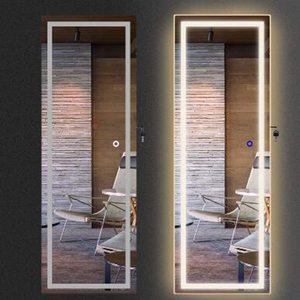 Full-Length Traditional Aluminum Profile Bedroom Dressing Floor <strong>Mirror</strong> with 5mm Silver <strong>Mirror</strong> <strong>Triple</strong> Horizontal Medicine Cabinet - Product Image 2