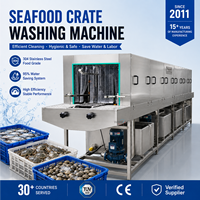 Machine de lavage électrique entièrement automatique en acier inoxydable 304 pour la nettoyage complet des résidus d'huile sur les aliments, fruits de mer, fruits et légumes