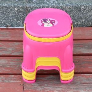 Jiajiale Children's Plastic <b>Step</b> <b>Stool</b> 19Cm Diameter Non Slip Bath <b>Stool</b> For Kids Toilet Training - Product Image 3
