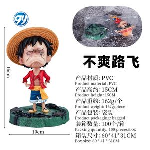 Statua Modello di Kid Luffy Sdraiato con Occhi a Stella e Faccia Arrabbiata in Un Unico Pezzo - Product Image 2