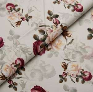 Tela de sarga estampada dispersa al por mayor a precio de fábrica, 100% poliéster, microfibra de algodón, juegos de cama, tela de piel de melocotón - Product Image 1