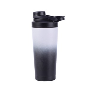 Botella de agua aislada deportiva con cubierta de hebilla agitadora de acero inoxidable de doble capa personalizada de 25oz - Product Image 5