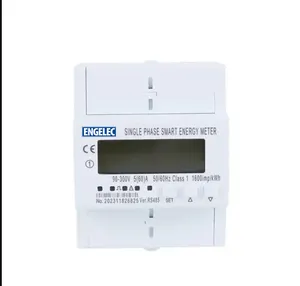 Single phase bidirectional 1p ewelink single phase din rail wifi smart energy meter consumable 80A/110-240V MID Energy Meter