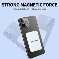 Power Bank Wireless Charger Slim 10000mah dengan Logo Custom, Laris Manis, Daya Magnetik Kuat, untuk Ponsel, Hadiah Kantor
