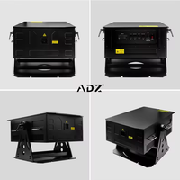 Projecteur laser RGB haute puissance 80W Sky Lazer IP65 étanche pour projection de texte et mapping sur sites, monuments, bâtiments et montagnes