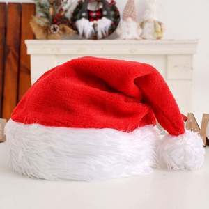 Gorros de Santa Claus de Felpa de Alta Calidad para Adultos, Unisex, Decoraciones Navideñas para Fiestas de Invierno, Regalos de Año Nuevo 2024 - Product Image 2