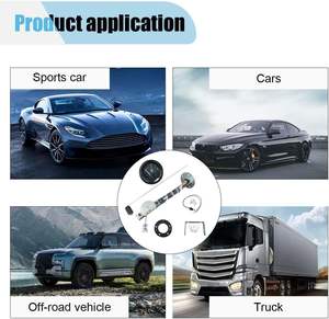 SX-TECH 2インチ/52mm ユニバーサル燃料レベルゲージキット 12V ボート/SUV 燃料センサー E-1/2-F ポインターメーター 水位センサー 中国製 - Product Image 5