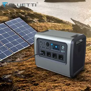 New Trend Mobile Lifepo4 Off Grid Power 2KW Campeggio Sistemi di Energia Solare A Casa