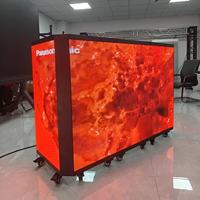 Pantalla LED de Animación a Todo Color para Cabina de DJ, con Ruedas Bloqueables, IP65 para Exteriores, P3.91, Barra Portátil Móvil para Clubes, Eventos y Ferias