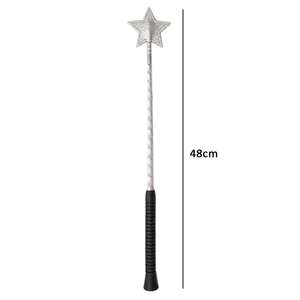 ไม้กายสิทธิ์เพนตาแกรมสีเงินอุปกรณ์ประกอบฉากไม้ตี้ไม้ตีสำหรับคู่รักเจ้าชู้ของเล่นทางเพศสำหรับผู้ใหญ่ - Product Image 3