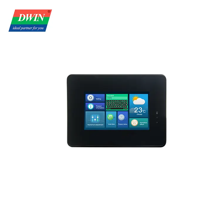 DWIN 4.3 pollici HMI touch screen ad alta risoluzione 800x480 con protocollo di comunicazione Modbus RS232/485