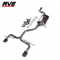 Échappement Catback en acier inoxydable RVE à valve de performance, son aiguisé, pour VW MK7 GTI 2015+, VW Golf 7 7R GTI 1.4T 2.0T