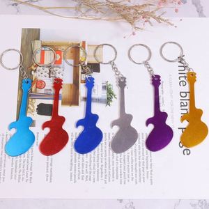 Porte-clés en alliage d'aluminium en forme de guitare avec logo gravé au laser personnalisé, léger, accessoire de cuisine, ouvre-bouteille de bière - Product Image 3