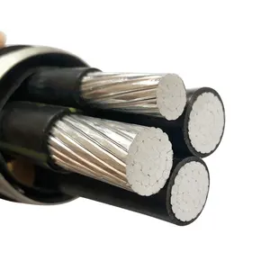 Câble ABC YJLHV aérien 0.6/1KV AL XLPE câble d'alimentation en alliage d'aluminium câble électrique blindé souterrain