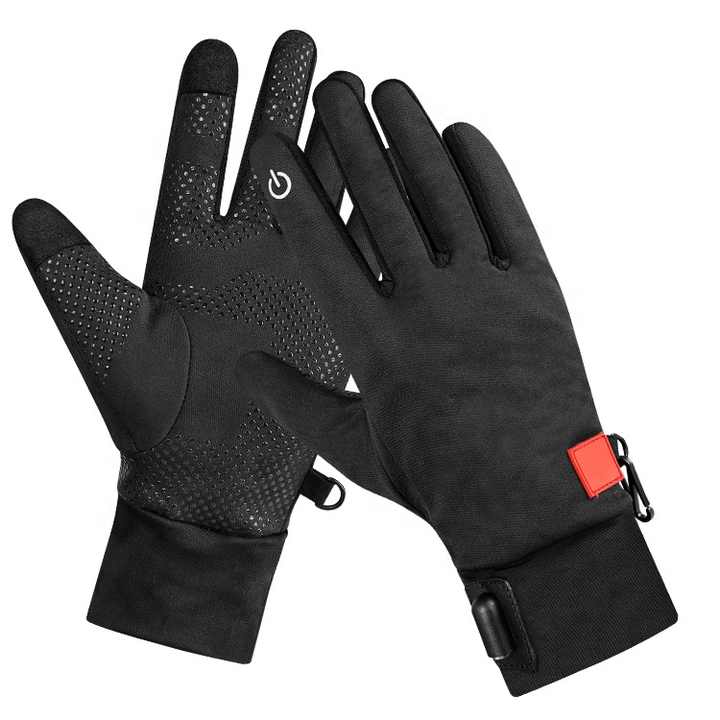 SAVIOR Snowboard Touchscreen Heat Winter Warm Heating Ski Glove Liners Electric Heated Motorcycle Gloves