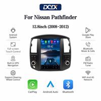Pour Nissan Pathfinder / Navara (08-12) Écran vertical Tesla 12,8 pouces Autoradio sans fil Multimédia Android Auto CarPlay