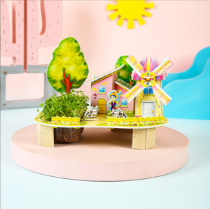 Maison de poupée en papier de qualité supérieure, jouet éducatif DIY pour enfants de 7 à 12 ans, en carton, logo et emballage personnalisables - Product Image 4