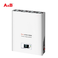 Stabilisateur de tension automatique monophasé à onde sinusoïdale pure 10 kVA 220 V/230 V, plage d'entrée 90-310 V, onduleur AC AVR