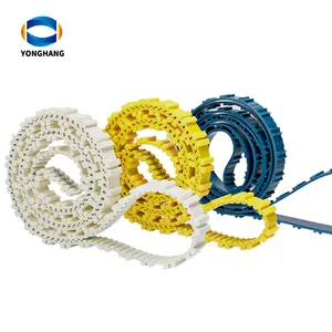 Industrial C50 C51 C60 C70 T10 AT10 yellow blue white polyurethane textile carding machine timing belt