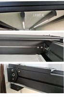 Pergola motorisée rétractable et pliable, étanche, avec commande par application intelligente, au design moderne, pour balcon, villa haut de gamme et luxe.