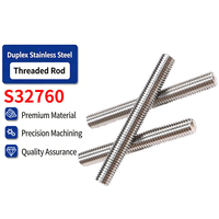 KAILUO Duplex Stainless Steel S32760 Fully Threaded Rod Bar 1.4501 Continuous Thread Stud High Strength F55 Whitewash Finish