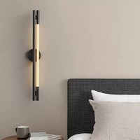 Lámpara de Pared LED de Diseño Minimalista, Estilo Moderno y Lujoso, para Dormitorio, Mesita de Noche, Sala de Estar, Fondo de TV