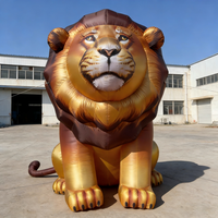 León Inflable Gigante de 6 m, Productos Inflables Personalizados, Diseño Personalizado, Inflable Publicitario para Promoción al Aire Libre