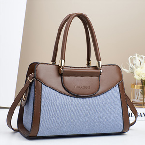 New Fashion Ladies Large Capacity Handbag Luxury PU Leather <b>Tote</b> Bag Women's Business & Casual Popular Boston Bag - Product Image 1