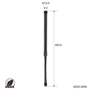 Antena UHF <span class=keywords><strong>de</strong></span> Cuello <span class=keywords><strong>de</strong></span> Cisne <span class=keywords><strong>de</strong></span> 860-930 MHz, 3 dBi, Flexible, Omnidireccional, con Conector N/TNC, Clasificación IP54, Potencia Máxima <span class=keywords><strong>de</strong></span> Entrada <span class=keywords><strong>de</strong></span> 50 W - ABOOSTY - Product Image 4