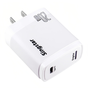 Cargador <span class=keywords><strong>SingStar</strong></span> Tipo-C, Cable de Carga PD para UE, EE. UU. y Reino Unido, Adaptador de Pared USB Tipo C de Carga Rápida de 20 W para iPhone 14, 15, 16, 17 Air - Product Image 5