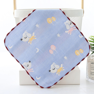 Gauze <b>Baby</b> Face Towel Handkerchief Super Soft 25x25cm 6 Layer Cotton <b>Muslin</b> Burp <b>Cloths</b> <b>for</b> <b>Baby</b> - Product Image 4