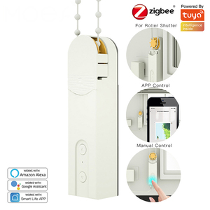 ZigBee มู่ลี่ชัตเตอร์แบบมีโซ่ DIY 3.0,มู่ลี่มอเตอร์ขับเฉดสีหุ่นยนต์อัจฉริยะ Tuya การควบคุมด้วยเสียงในบ้านของ Alexa Google - Product Image 1